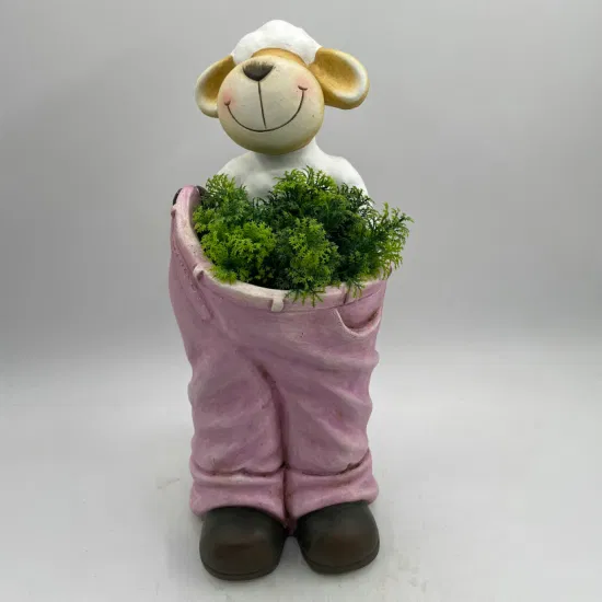 Vaso per piante animali personalizzato più venduto Vaso da fiori a basso prezzo per l'arredamento del giardino